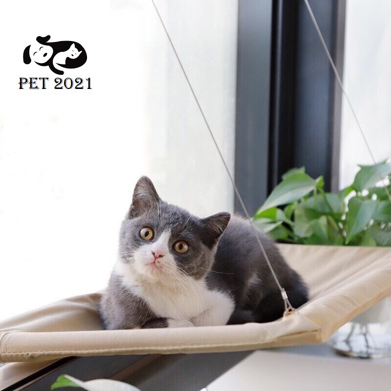Võng Treo Cửa Sổ Kính Dành Cho Mèo Yêu