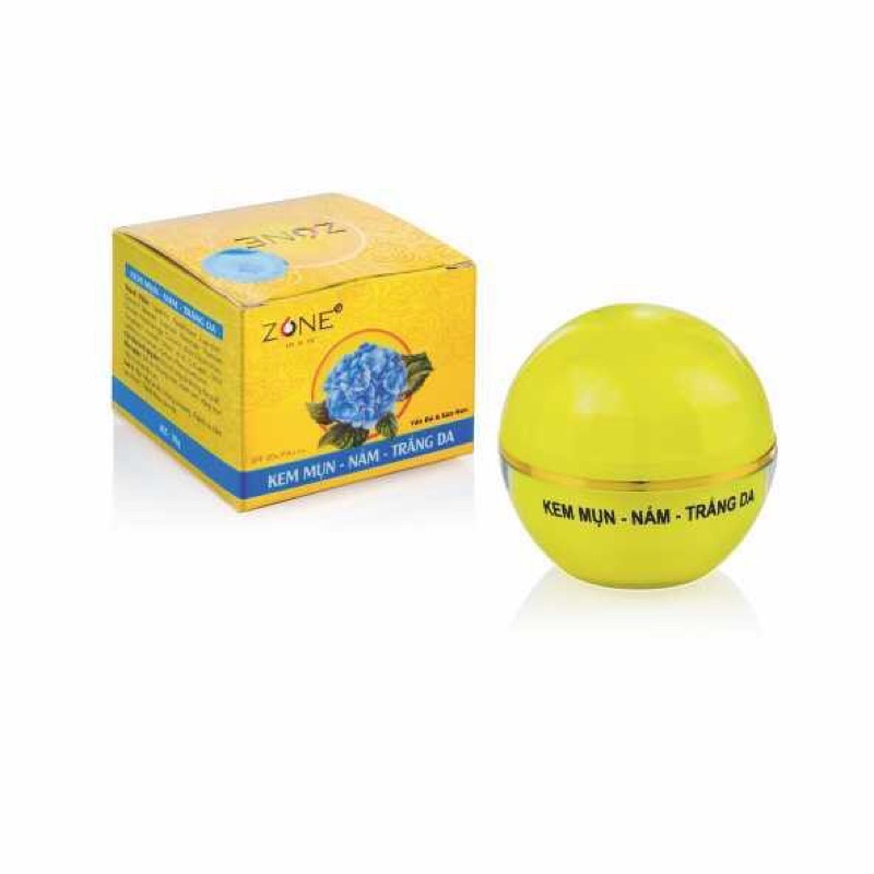 Kem Mụn Thâm Trắng Da ZONE Ngăn Ngừa Lão Hóa Xóa Nhăn 10g