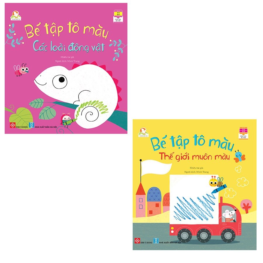 Sách - Combo - Bé tập tô màu 2T