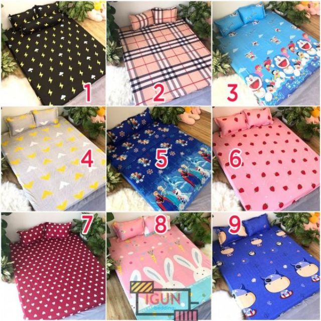 Bộ ga gối poly sét 3 món được chọn mẫu giá rẻ bất ngờ các bạn đến với shop để nhận những bộ ga giường đẹp nhất