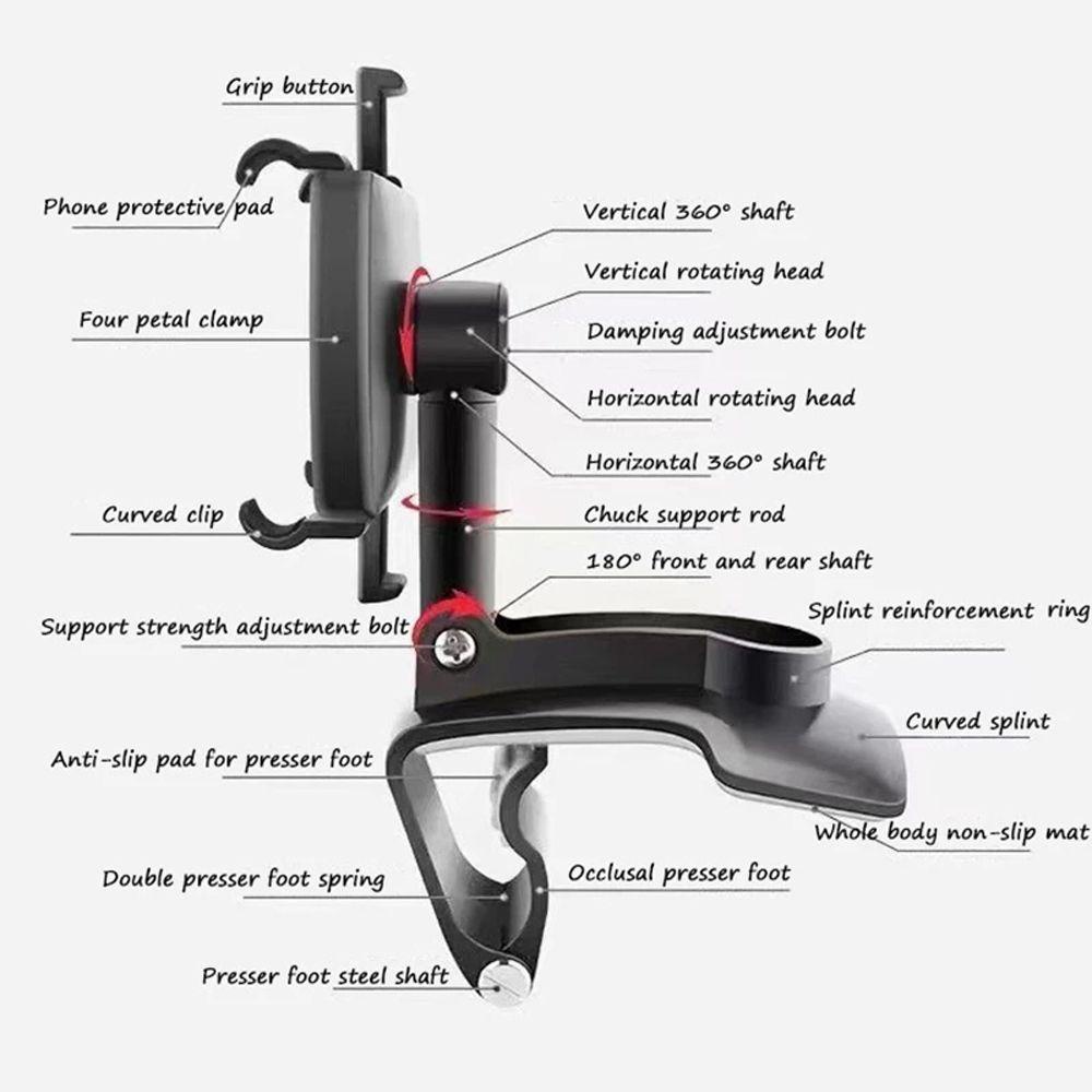 Giá Đỡ Điện Thoại / Thiết Bị Định Vị GPS Gắn Xe Hơi Tiện Dụng
