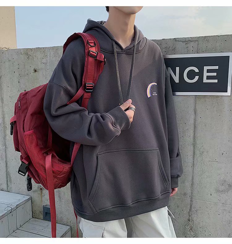 Áo Hoodie Họa Tiết Cầu Vồng Size M-5Xl Phong Cách Hàn Quốc Cho Nam | BigBuy360 - bigbuy360.vn