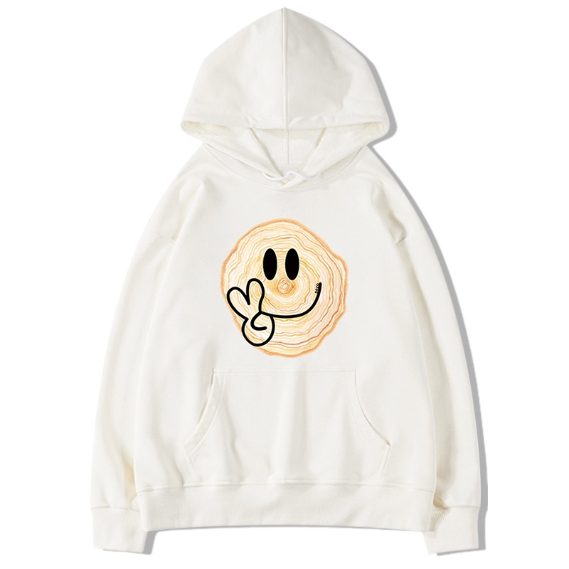 SELVZE Áo khoác hoodie vải cotton in họa tiết retro Mỹ thời trang chất lượng cao cho nữ