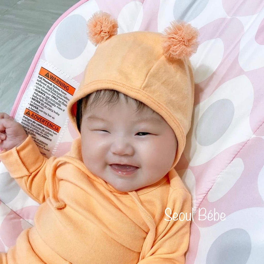 Bộ áo quần rời Bommi dài tay Peekaboo 2021 made in Korea chất mỏng