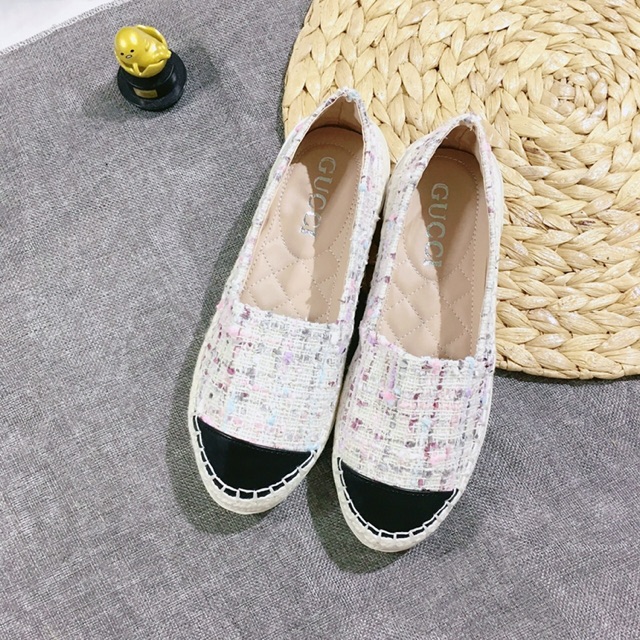 [Ảnh chụp thật] Bán sỉ giày slip on nữ dạ kim tuyến trơn đế hột chống trơn trượt quá hót