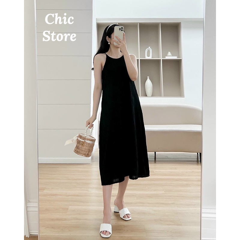 Đầm maxi đi biển dáng suông xòe mặc mùa hè,đi tiệc sang trọng thanh lịch Chic.Store