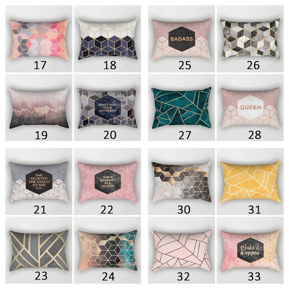 Vỏ Gối Tựa Lưng Polyester 30x50cm Trang Trí Nhà Cửa / Xe Hơi