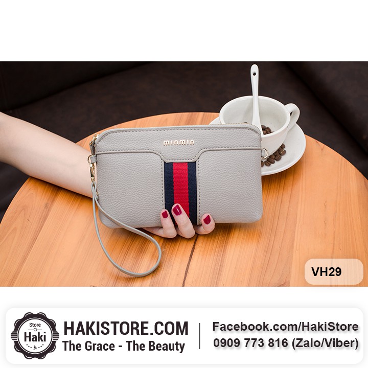 🎀 Ví da cầm tay xinh xắn Minmin để điện thoại - VD29 | BigBuy360 - bigbuy360.vn