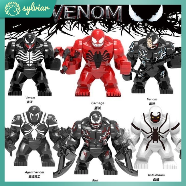 Đồ Chơi Mô Hình Lego Nhân Vật Venom Carnage Riot Chống Phản Chiếu Phim Avengers Cỡ Lớn Dành Cho Trẻ Em
