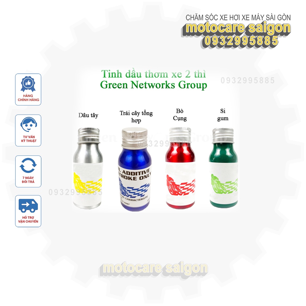 Tinh dầu thơm dành cho xe 2 thì (45ml)