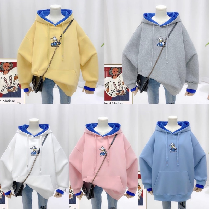 áo hoodie nỉ bông Nam Nữ chú vịt M278 [Kèm hình thật]