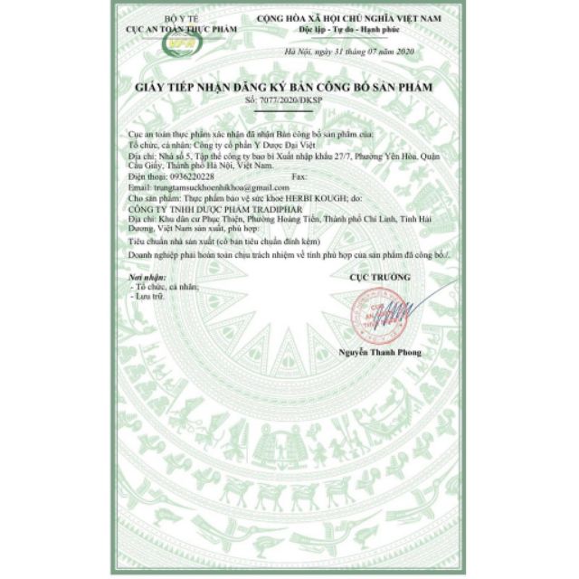 Thuốc ho thảo dược  HERBI KOUGH