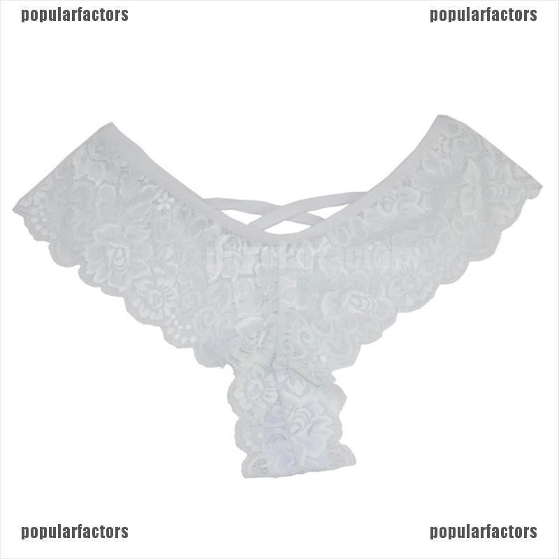 Quần Lót Ren Lưng Thấp Thiết Kế Quyến Rũ Cho Nữ