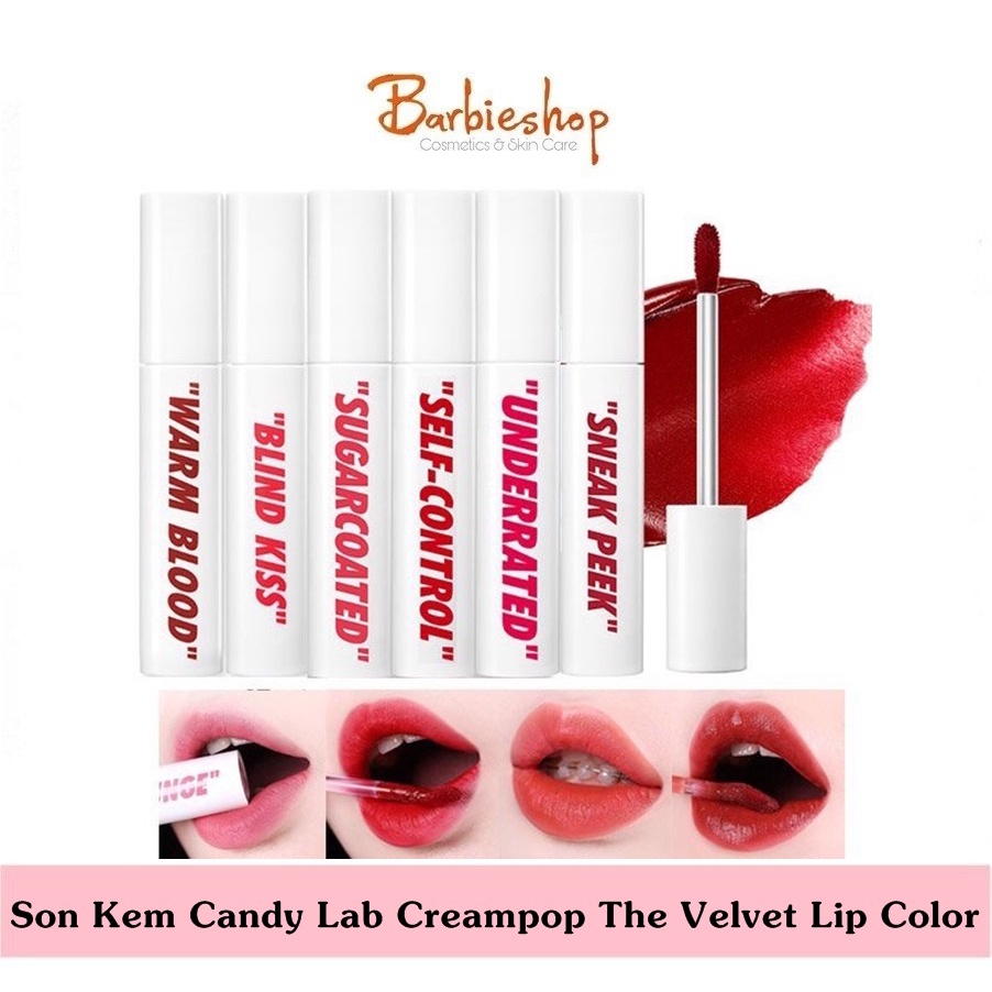 Son Kem Candy Lab Creampop The Velvet Lip Color