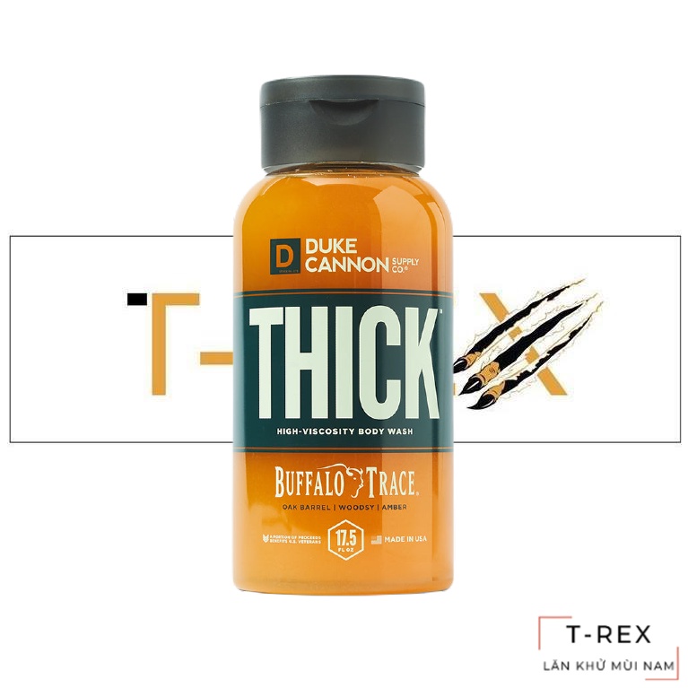 Sữa Tắm Duke Cannon Thick High-Viscosity Body Wash Buffalo Trace 517ML