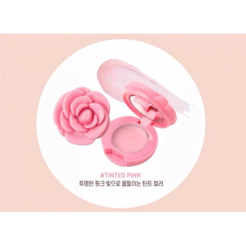 [XẢ KHO_FREESHIP] Son Dưỡng Hoa Hồng 3CE Pot Lip Tinted Pink - Hồng Phớt