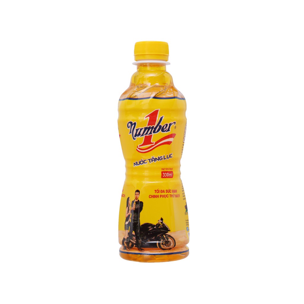 Lốc 6 chai nước tăng lực Number 1 330ml