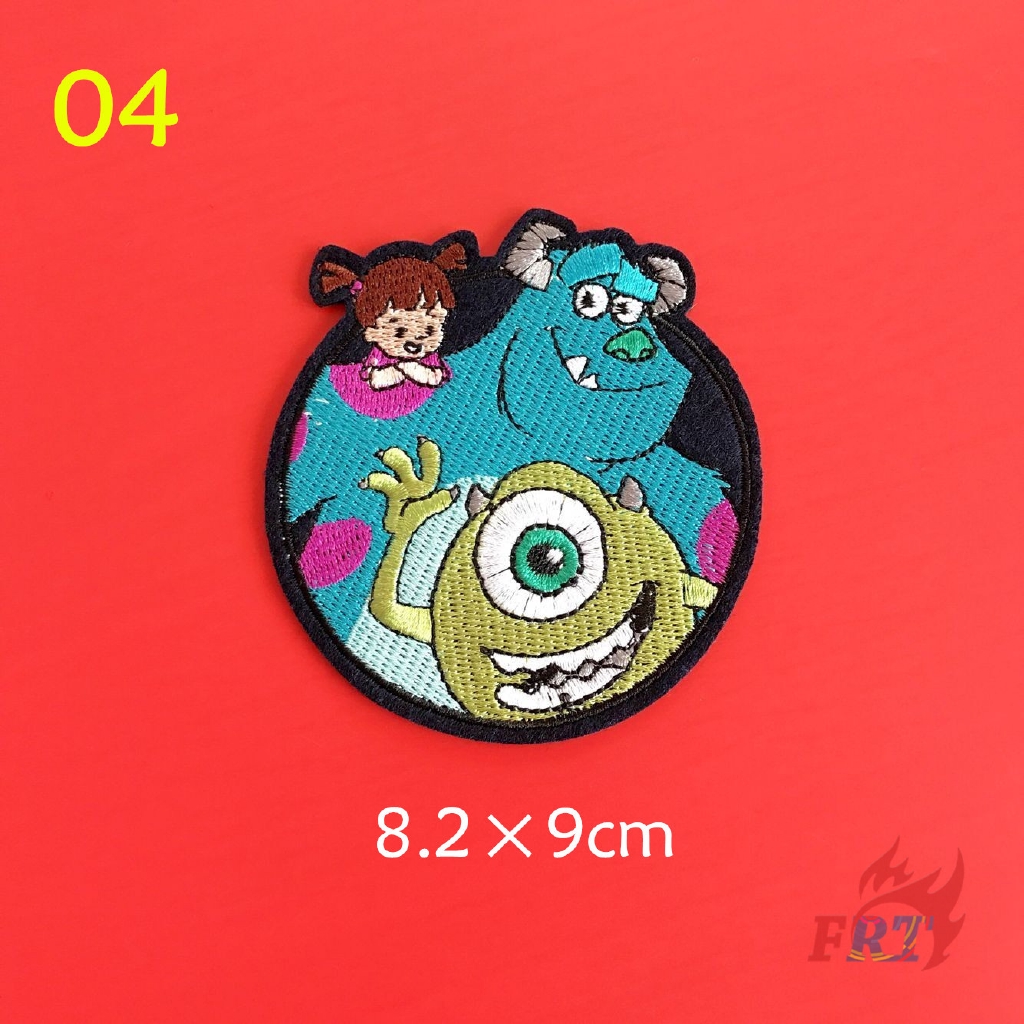 Miếng dán ủi họa tiết Disney Monsters Inc chủ đề số 03 trang trí DIY