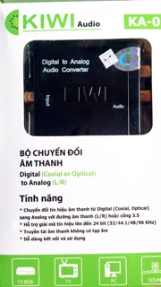 BỘ CHUYỂN ĐỔI VÀ KHUẾCH ĐẠI ÂM THANH OPTICAL