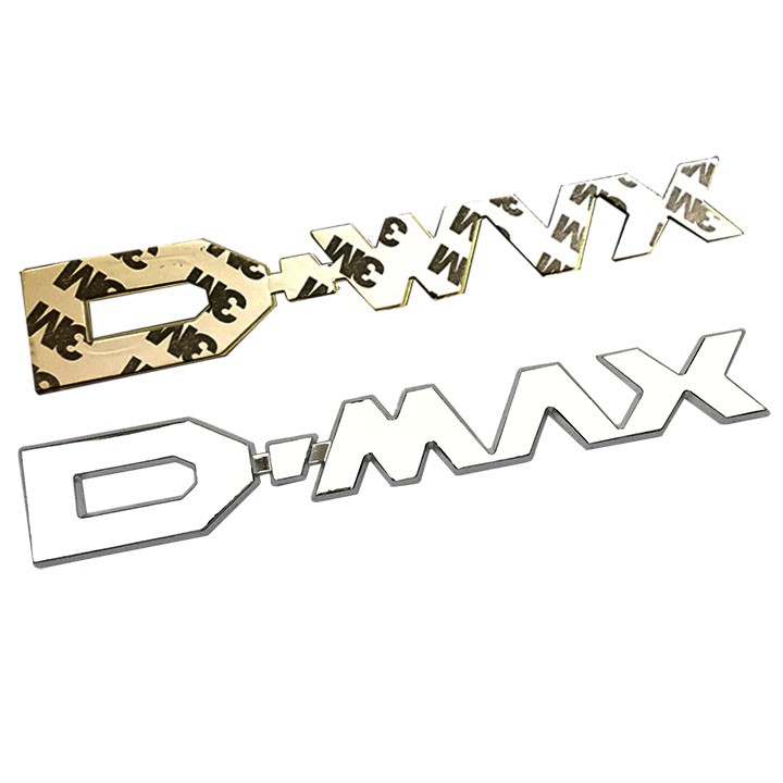 Tem Logo Chữ Nổi Dmax Gắn Trang Trí Đuôi Xe Bán Tải Isuzu D-Max