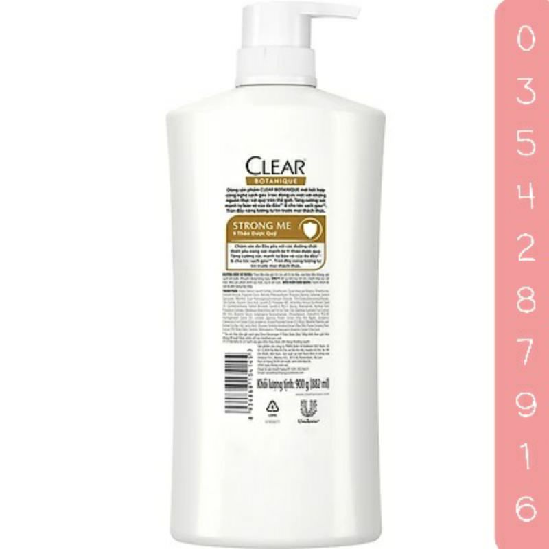 Dầu gội CLEAR Thảo Dược 882ml