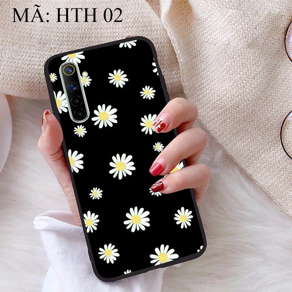Ốp lưng Realme 6 viền dẻo TPU BST Hoạ Tiết Hoa