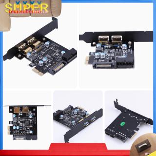 [rememberme]PCI-E to USB 3.0 2 Port PCI Express Expansion Card 19-Pin Power Connector #gib