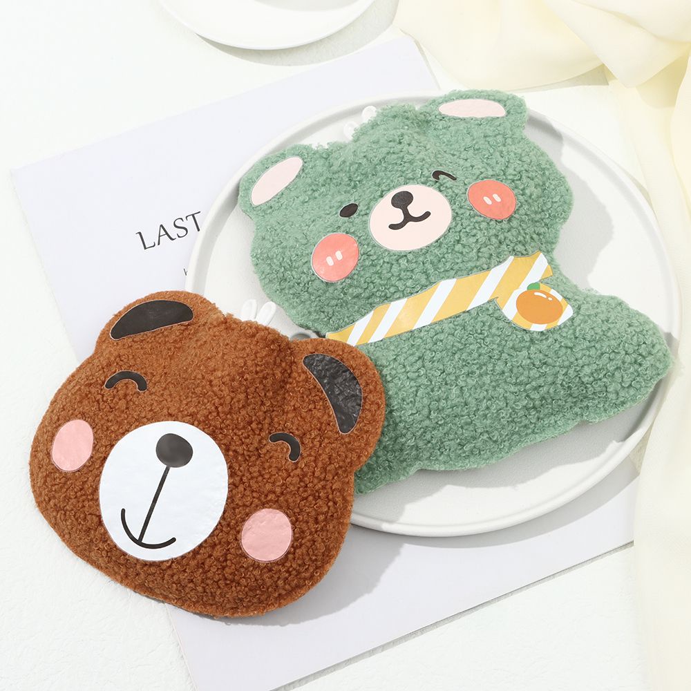 Túi chườm nước nóng hình thú hoạt hình dễ thương chống nổ có thể tái sử dụng