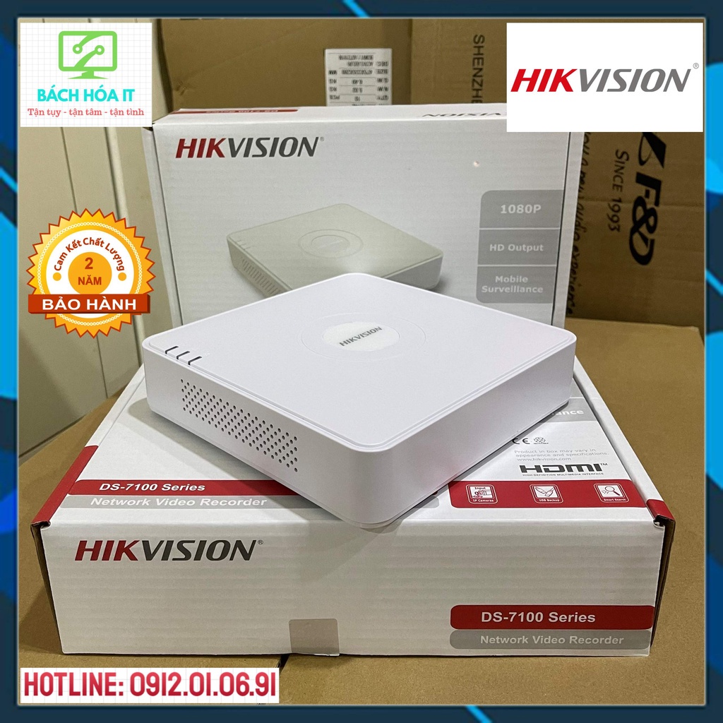 Đầu ghi hình IP Hikvision Ezviz 4 kênh 7104NI-Q1, 8 kênh 7108NI-Q1, chuyên dùng để add camera Ezviz