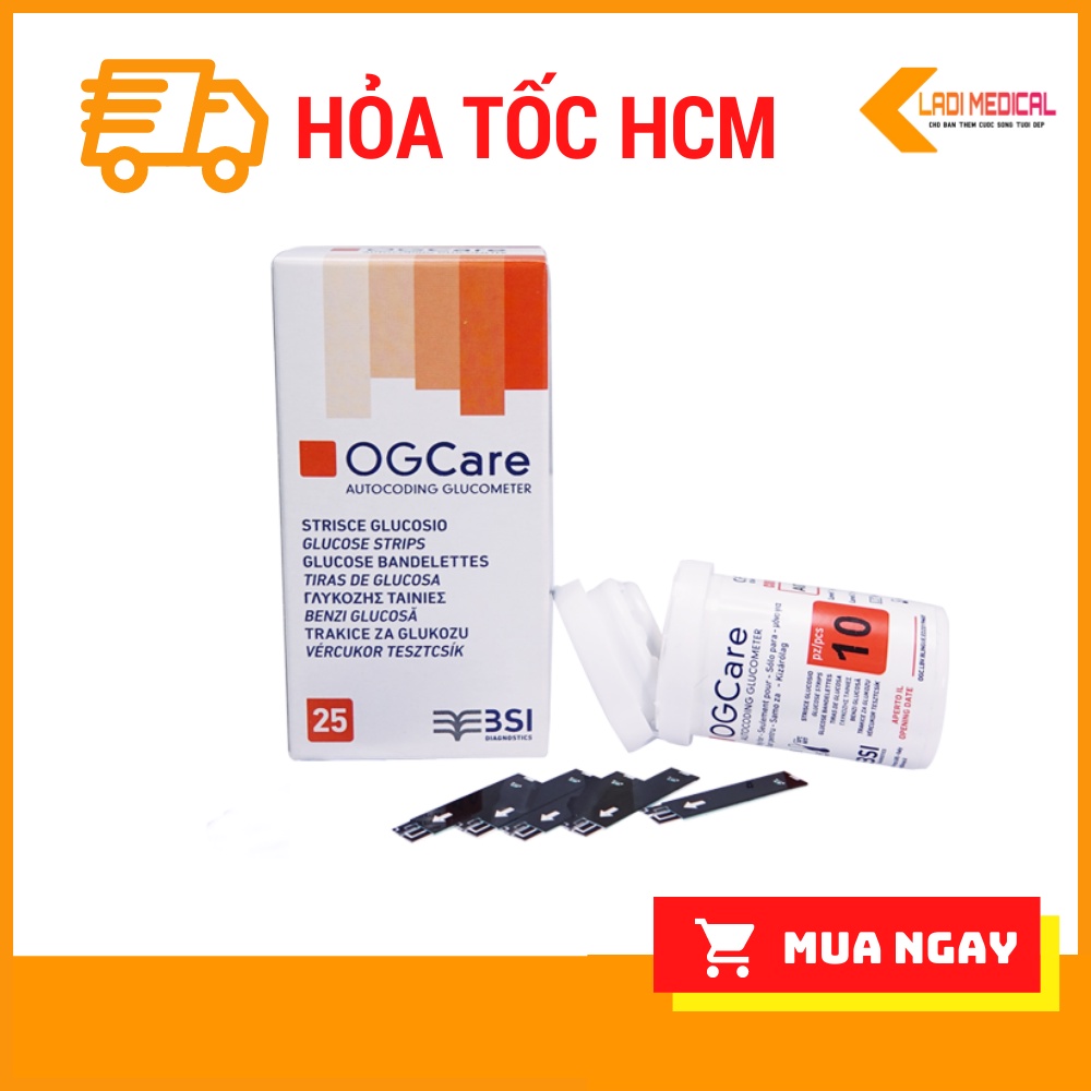 Que thử đường huyết OGCARE date xa chính hãng