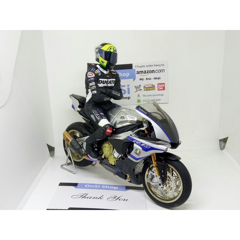 Mô hình nhân vật kèm nón   DUCATI handmade  tỉ lệ 1/12