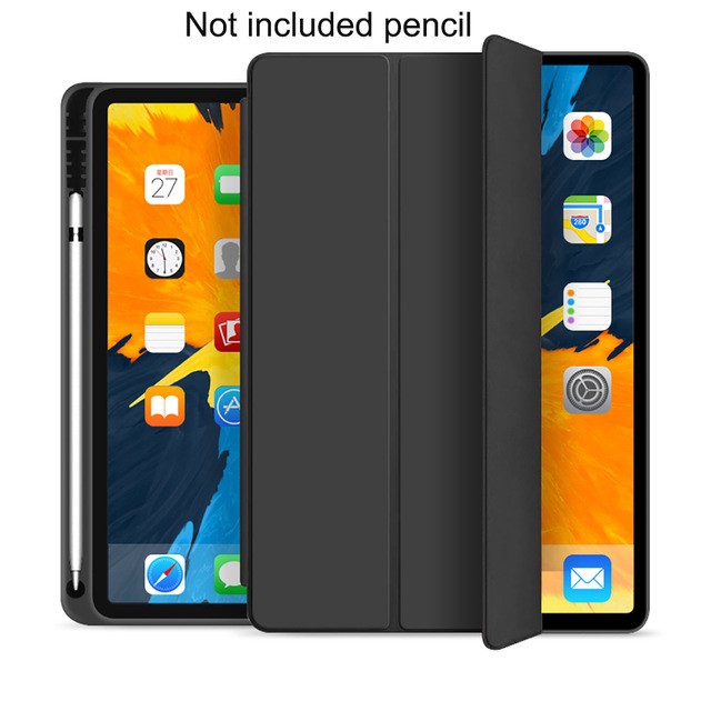 [Bản cao cấp] Bao da ipad siêu chống sốc Flip Cover Có Khay Đựng Bút | BigBuy360 - bigbuy360.vn