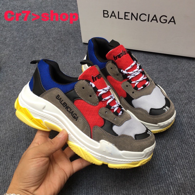 [ Tặng , hộp và tất và bill] Giầy Thể Thao Blencia chippo S màu đỏ nam nữ