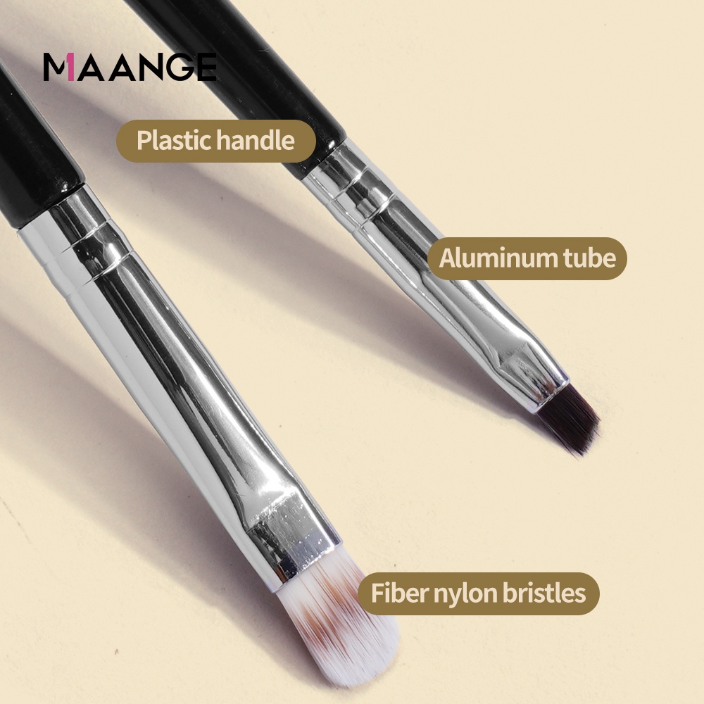 Set 2 cọ trang điểm mắt MAANGE 51045 tiện dụng