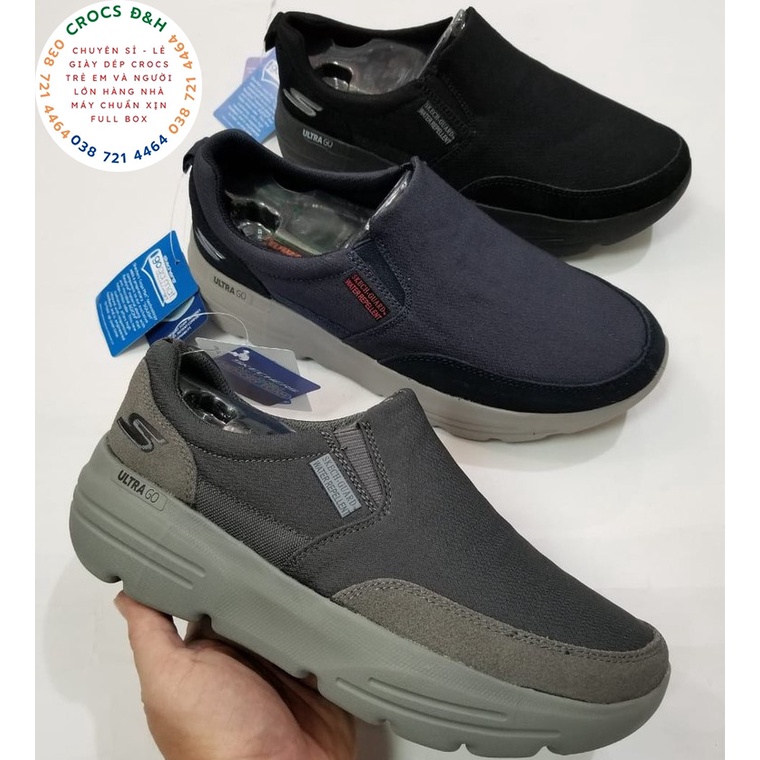 Giày thể thao skechers thời trang Gowalk Duro dành cho nam đế cao 4cm