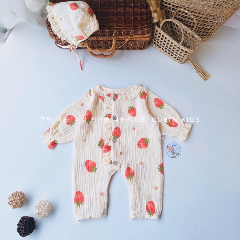 Body Dâu Tây + Mũ