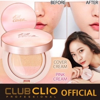 Phấn nước CLIO Kill Cover Pink Glow Cream Cushion