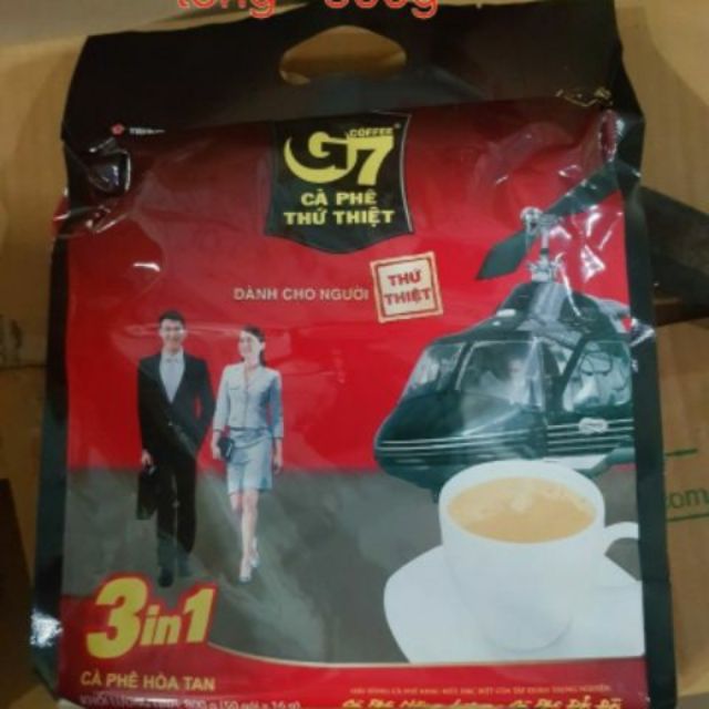 Cà phê Trung Nguyên G7 3in1 Bịch 50 gói 16g