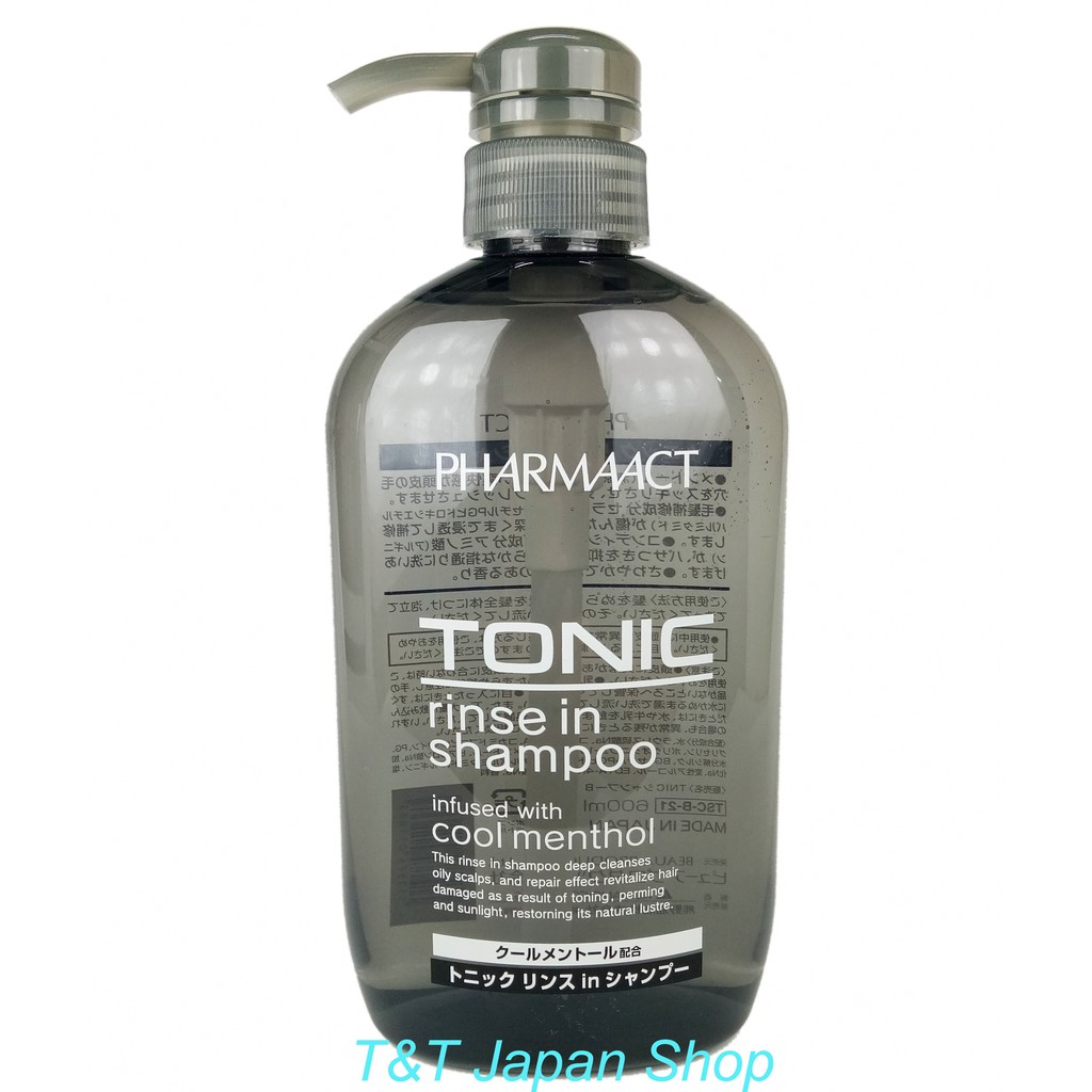 Dầu gội đầu Nhật Bản cho nam Tonic 600ml