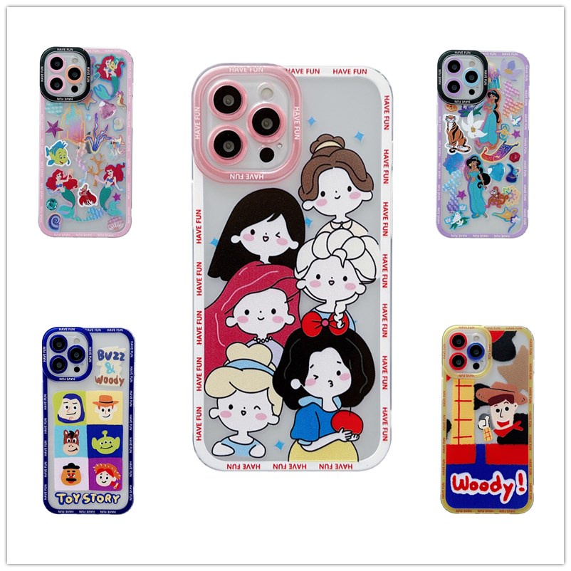 Ốp Điện Thoại Dẻo Trong Suốt Họa Tiết Hoạt Hình Disney Cho Samsung A13 A03 A03S A02S A52S A22 A32 A52 A72 A12