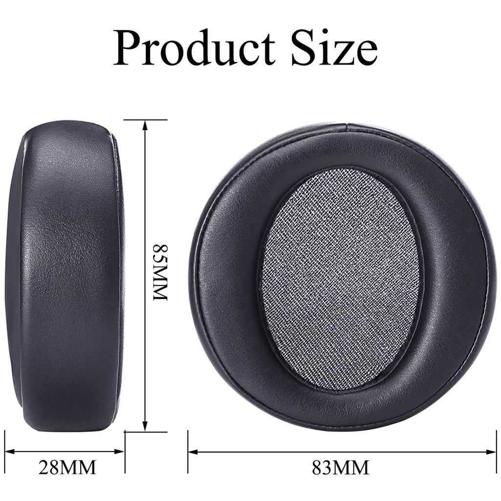 2 Mút đệm thay thế cho tai nghe bluetooth Sony Mdr-Xb950Bt Xb950B1 Xb950N1 Xb950Ap
