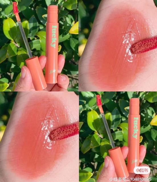 SON LUCKY SHINE TINT -01 NUDE CAM SỮA | BigBuy360 - bigbuy360.vn