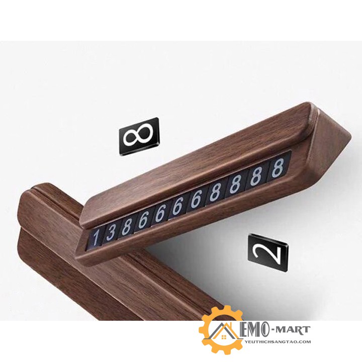 [ FREE SHIP ] Bảng gắn số điện thoại trên taplo ô tô vỏ gỗ cao cấp 💦 BH 12 THÁNG 💦 Hoàn Toàn Bằng Gỗ Thật | BigBuy360 - bigbuy360.vn