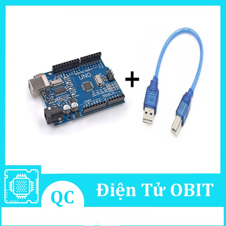 Module arduino UNO R3 chip dán ch340 (board phát triển) Kèm cáp