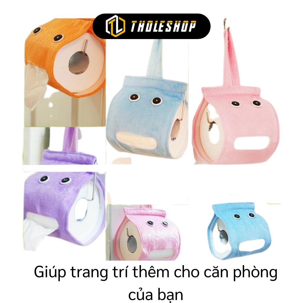 [SGD] Hộp Đựng Giấy Vệ Sinh - Dụng cụ Treo Giấy Chống Văn Nước Dán Tường Hình Thú 5668