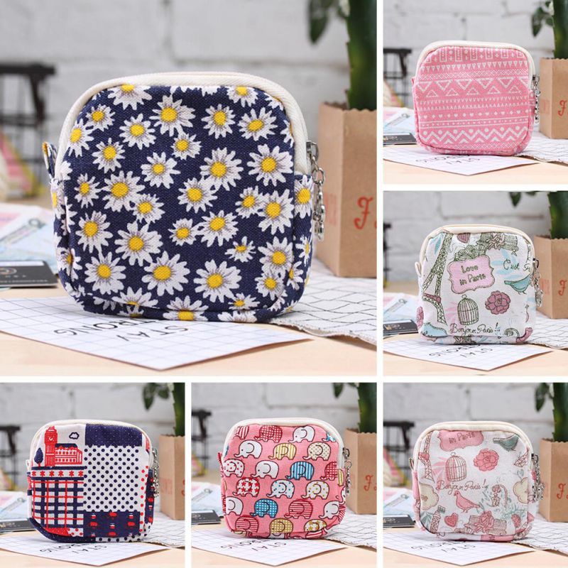 Ví cầm tay bằng canvas dễ thương | BigBuy360 - bigbuy360.vn