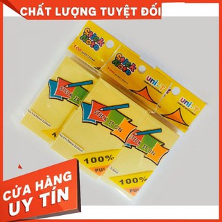 Giấy ghi chú note vàng 3×2 uni – T