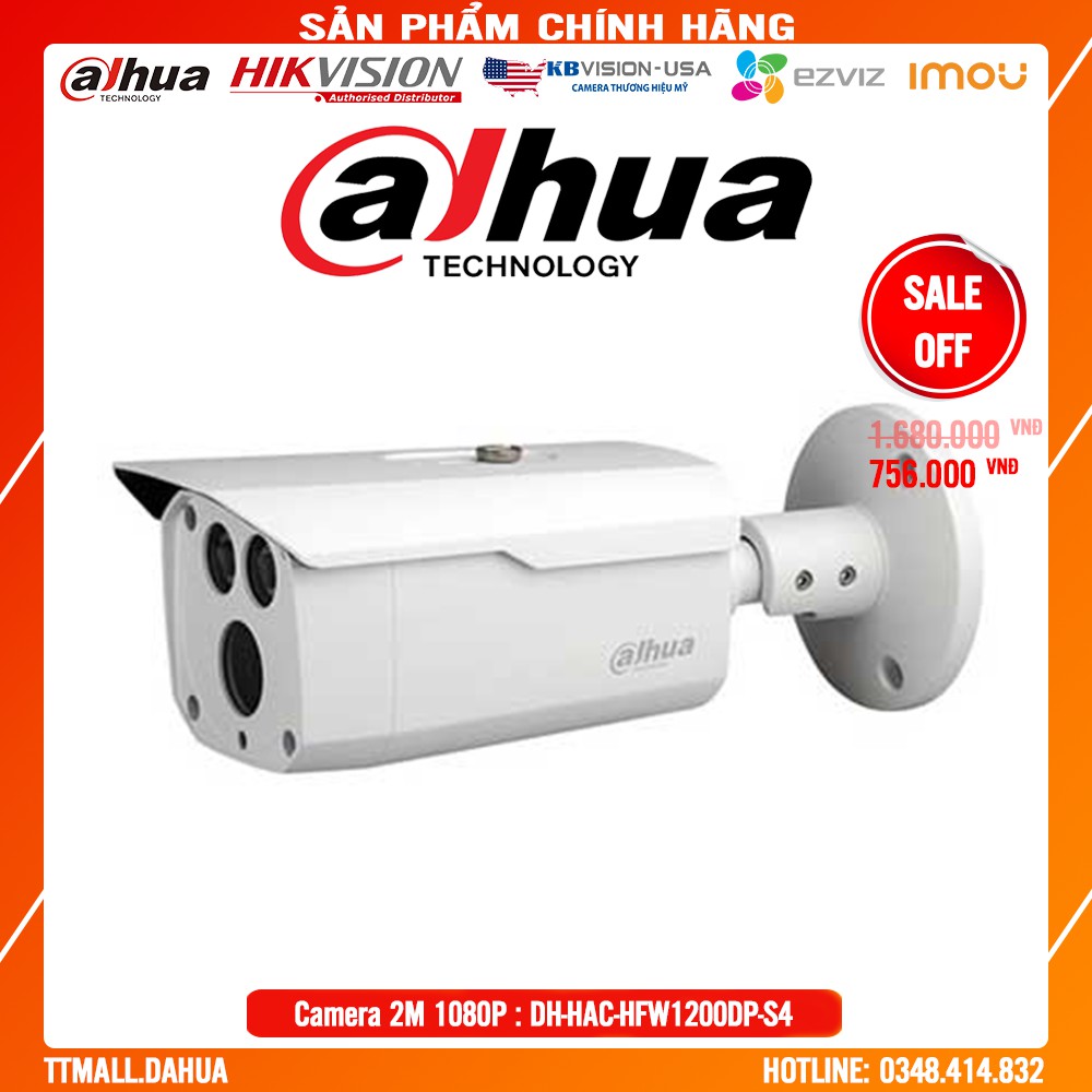 Camera Dahua DH-HAC-HFW1200DP 2M 1080P Full HD - Bảo hành chính hãng 2 năm