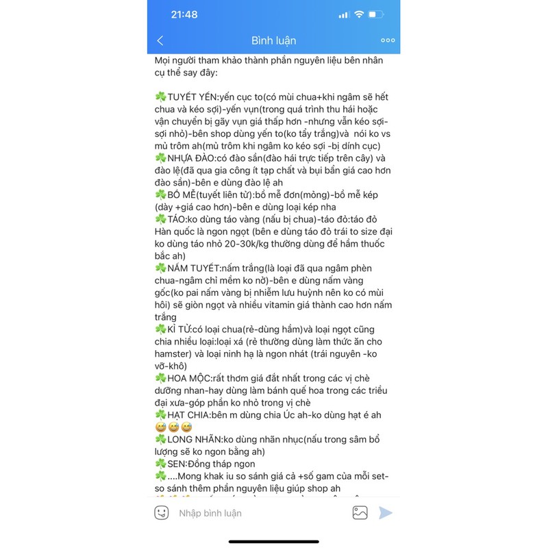 Chè Dưỡng Nhan - 14 Vị 500gr ( Có Hoa Mộc ) | BigBuy360 - bigbuy360.vn