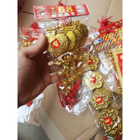 Combo mix 10 dây khác nhau treo tết liễng treo trang trí cây đào quất tết mẫu đẹp